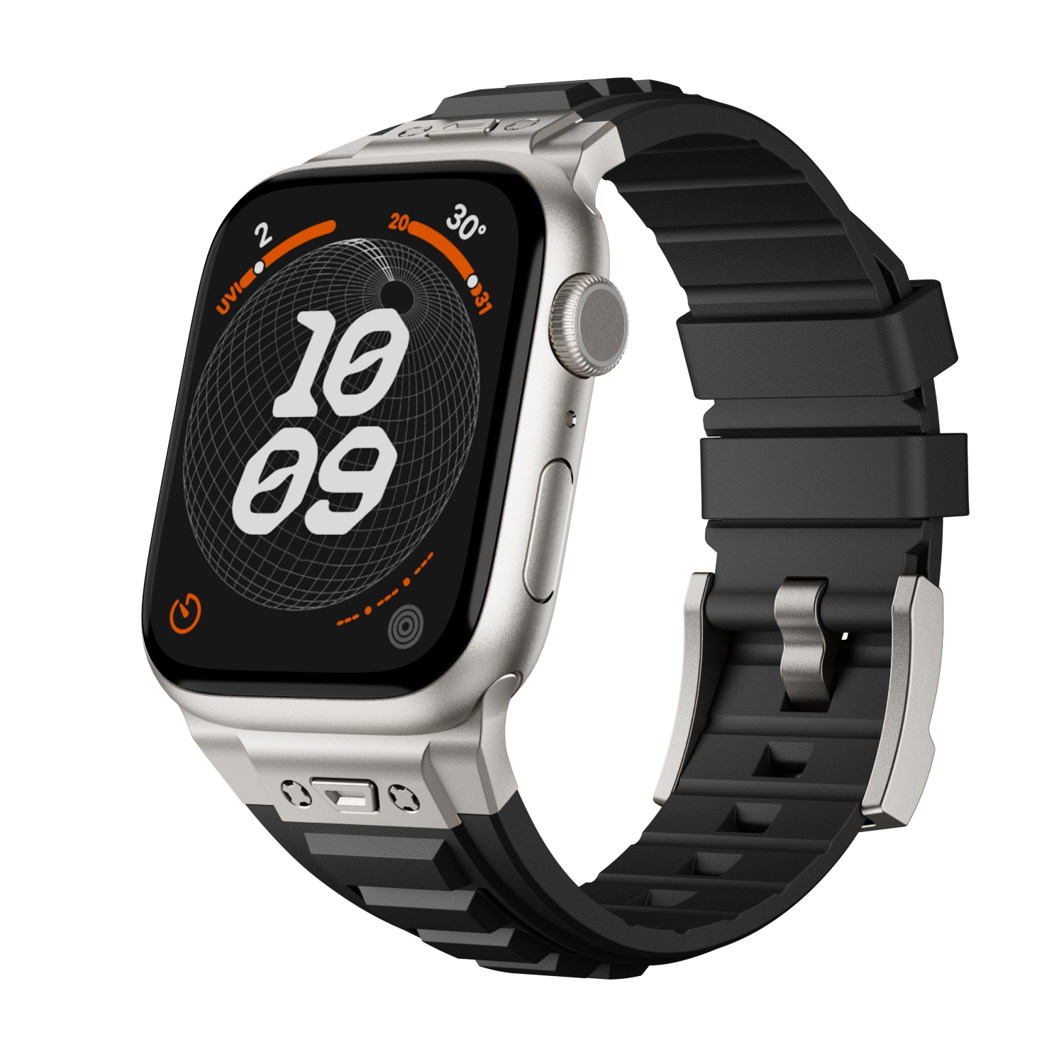 BD005 Tactische Siliconen Band voor Apple Watch