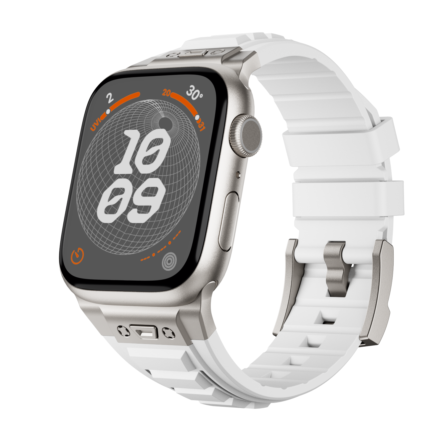 BD005 Banda Táctica de Silicona para Apple Watch