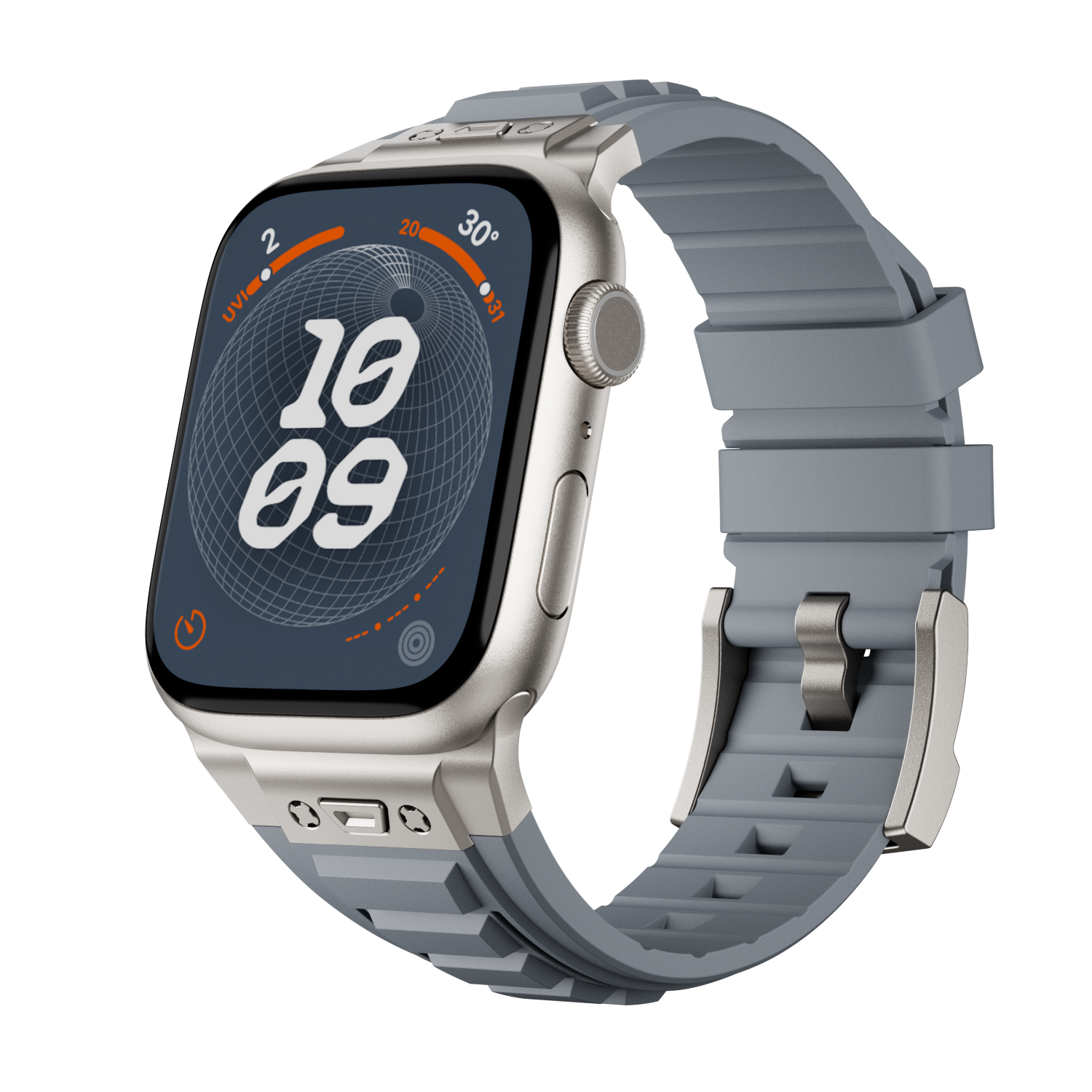 BD005 Banda Táctica de Silicona para Apple Watch