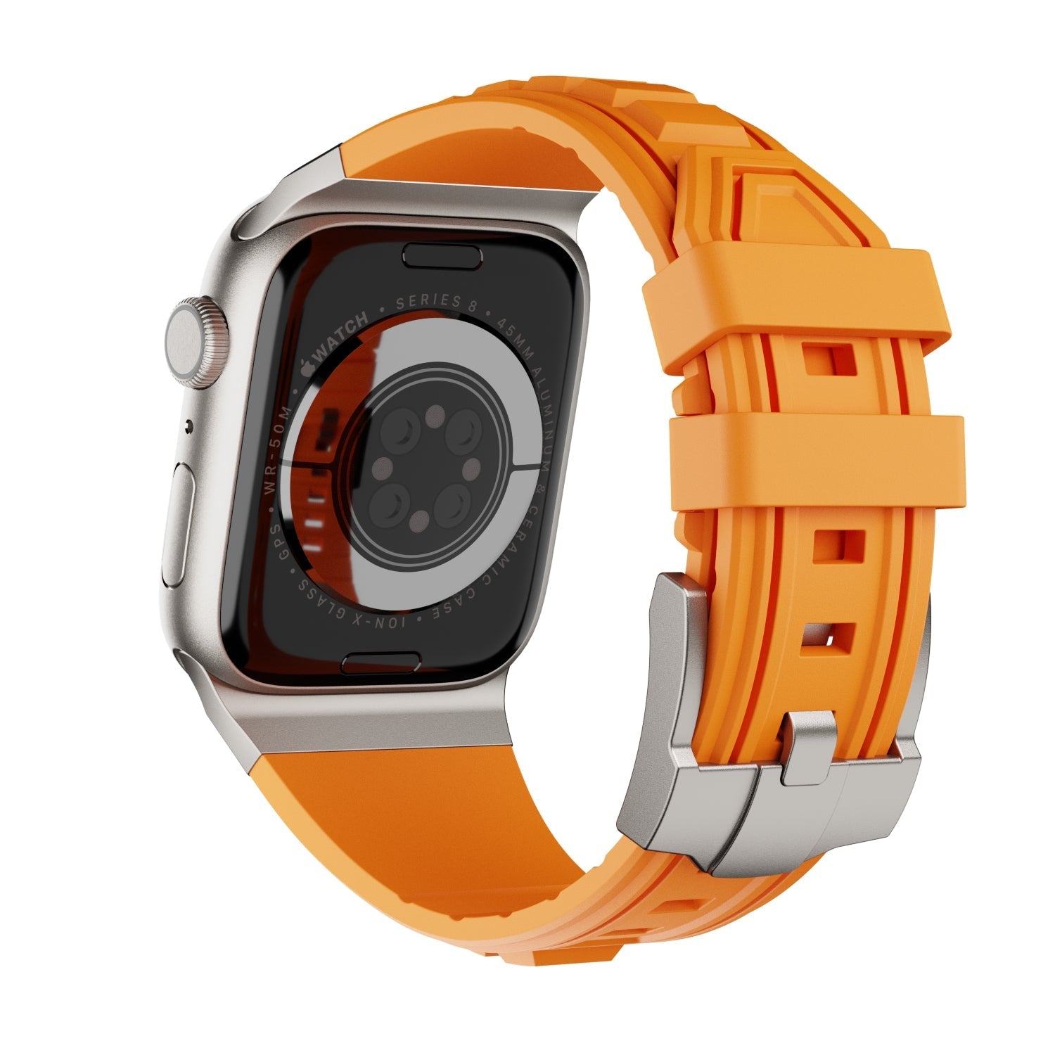 BD005 Banda Táctica de Silicona para Apple Watch