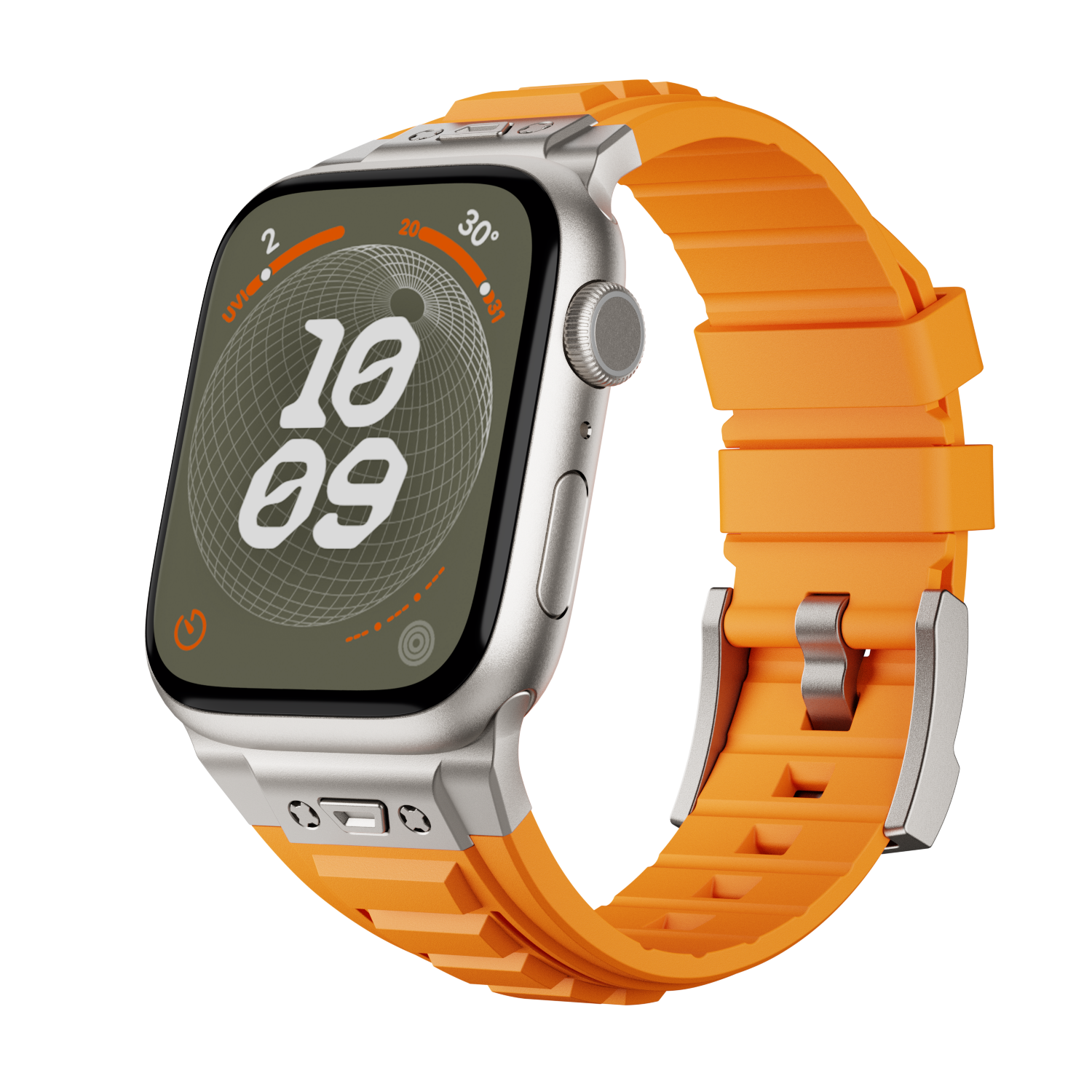 BD005 Banda Táctica de Silicona para Apple Watch