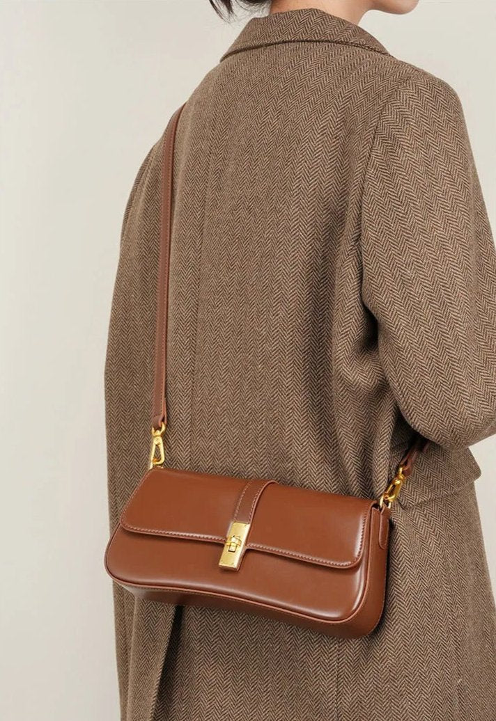 The Marielle Leather Shoulder Bag