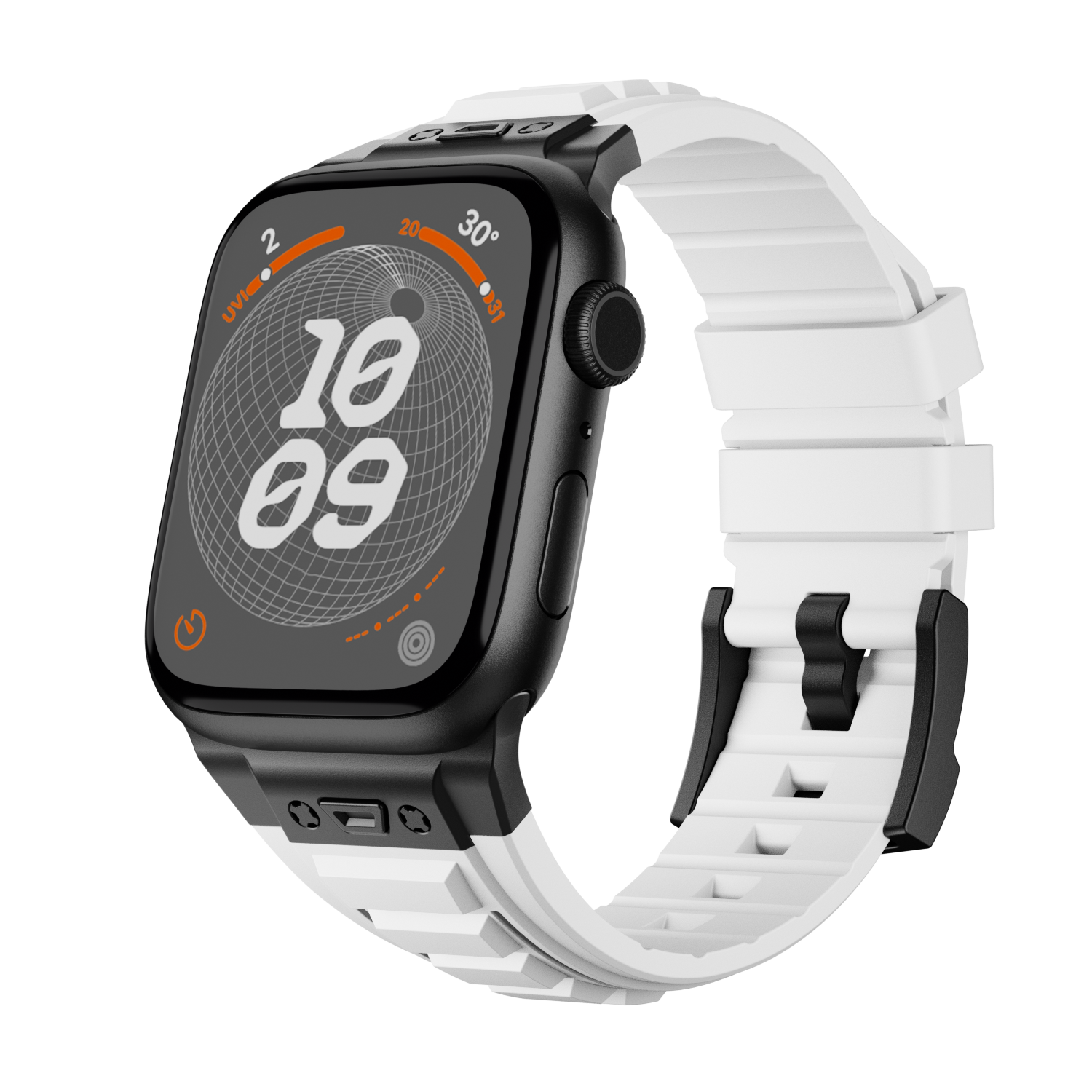 BD005 Banda Táctica de Silicona para Apple Watch