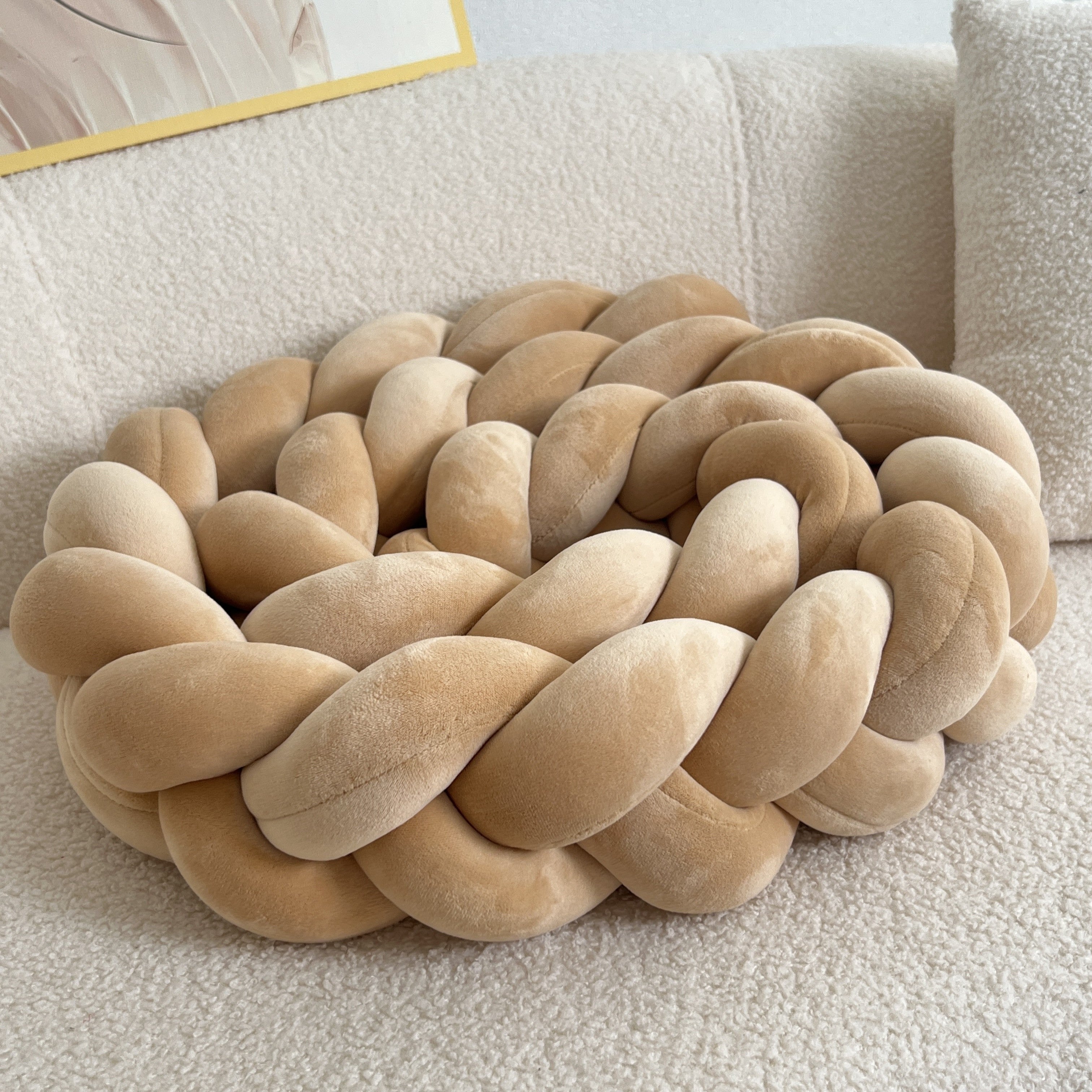 CushionWave - Coussin de sol lavable au design géométrique pour un style contemporain