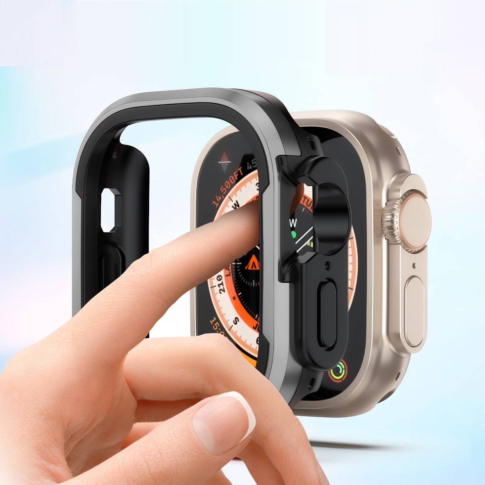 Aluminum Alloy Case Bumper For Apple Watch