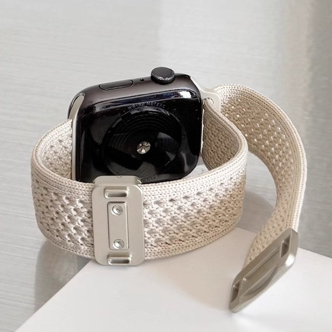 Bracciale in nylon intrecciato con chiusura magnetica per Apple Watch