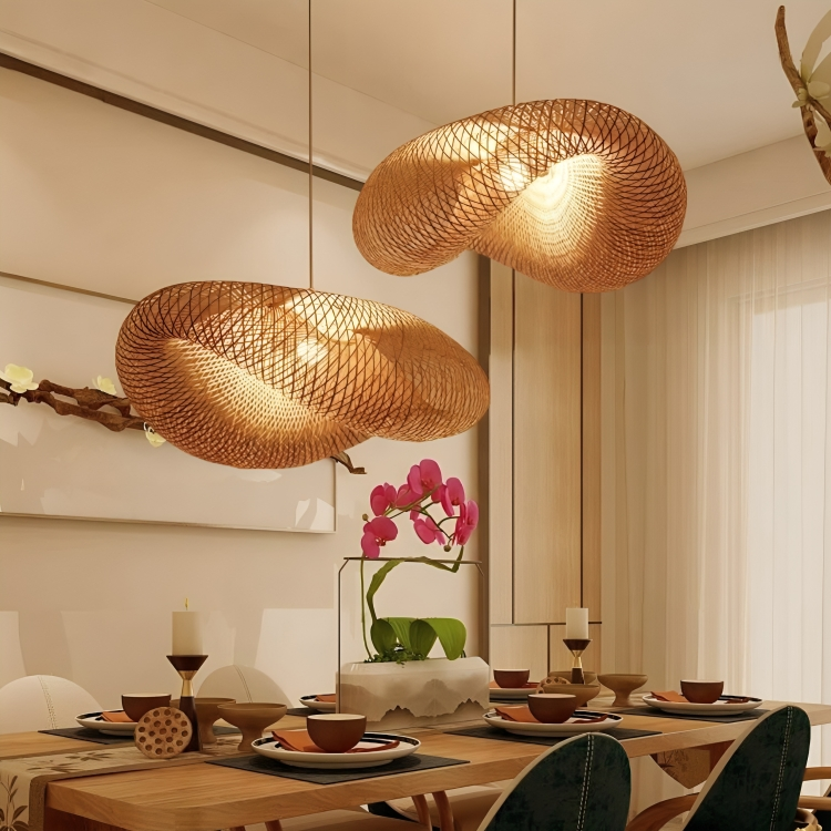 Design Rattan Hanging Lamp