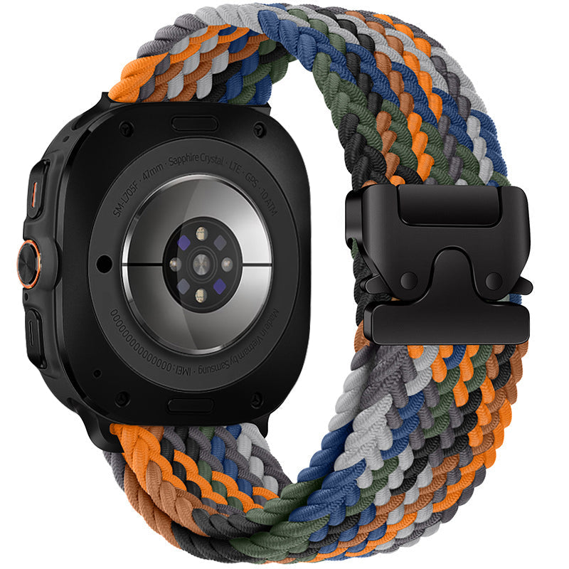 Nylon Geflochtenes Armband Für Samsung Ultra Uhr