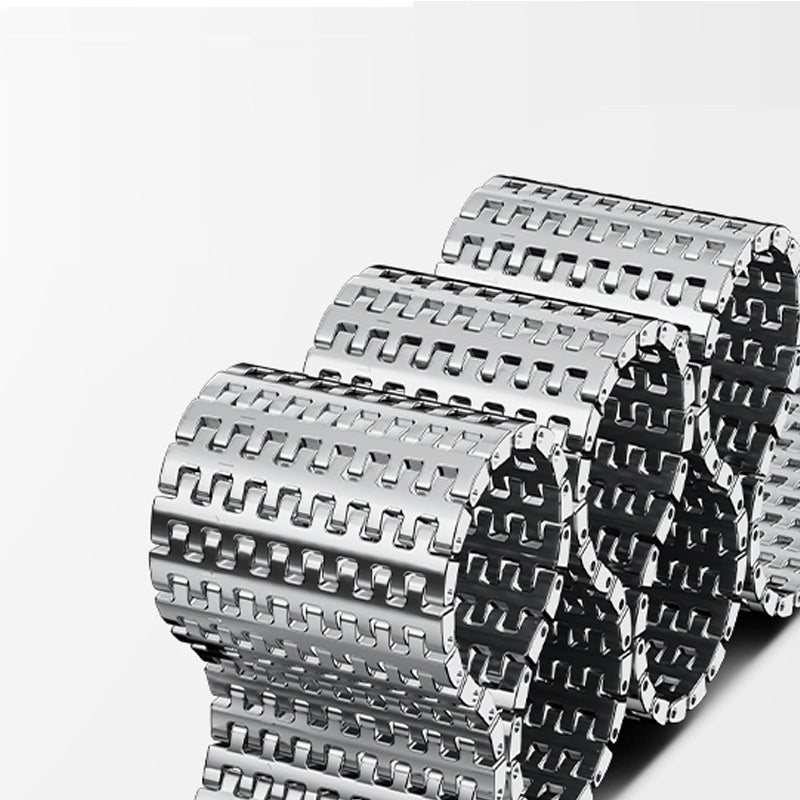 Suunnittelija Domino Ruostumaton Teräs Magneettihihna Samsung Watch Ultra -kellolle