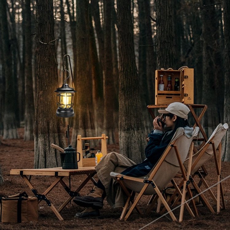 Draagbare retro campinglamp