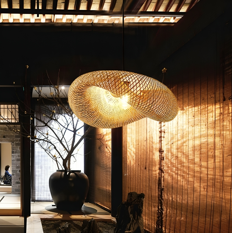 Design Rattan Hanging Lamp