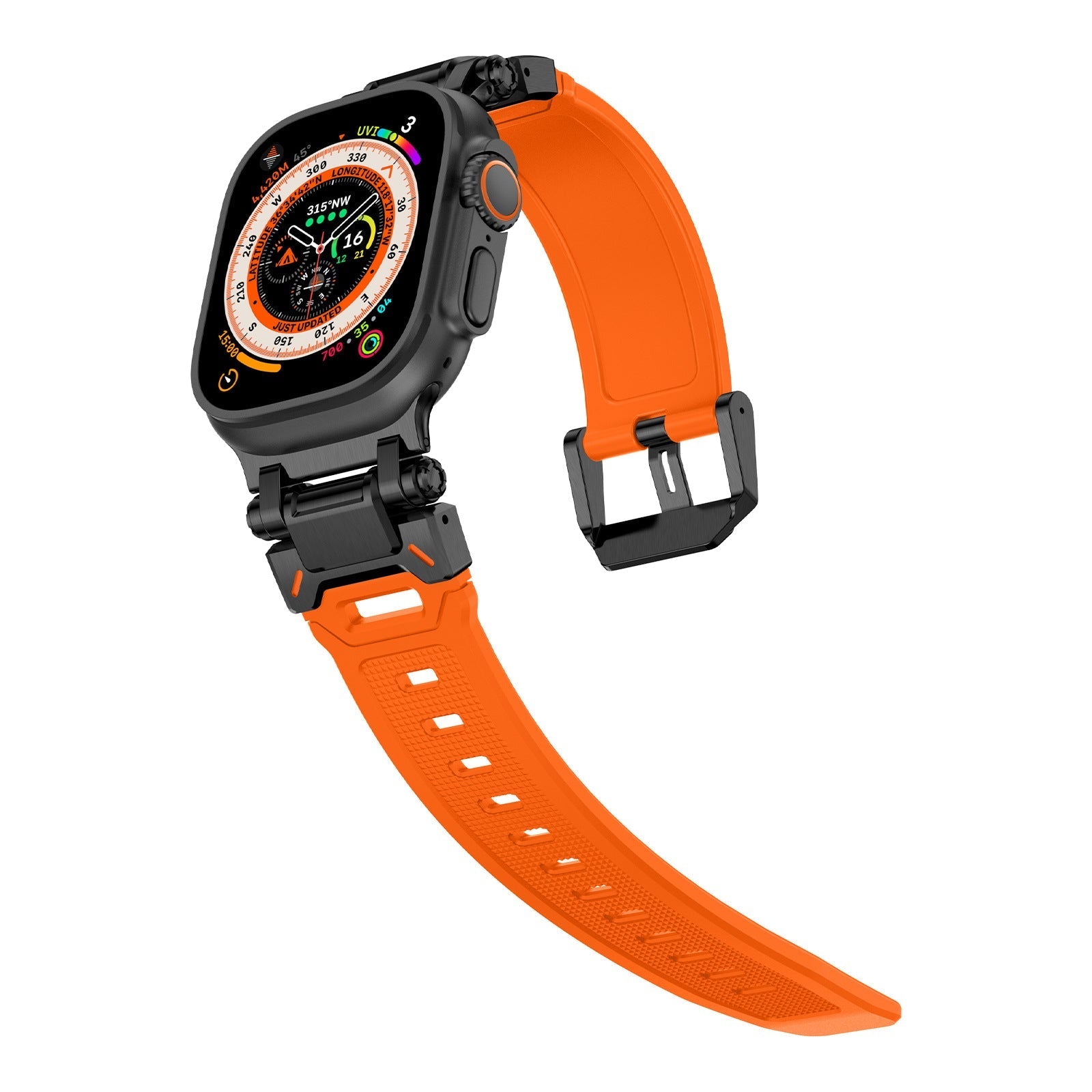 Explorer Tactical Fluoro Rubber Apple Watch Band