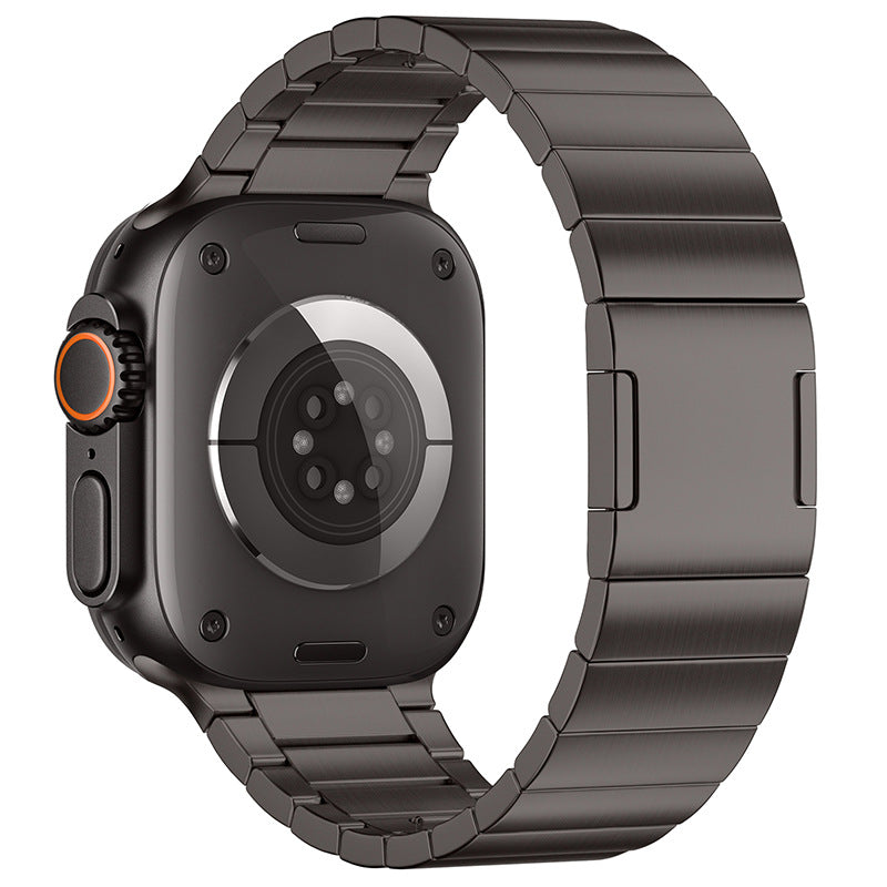 Pulseira de Fivela Magnética em Aço Inoxidável Premium para Apple Watch