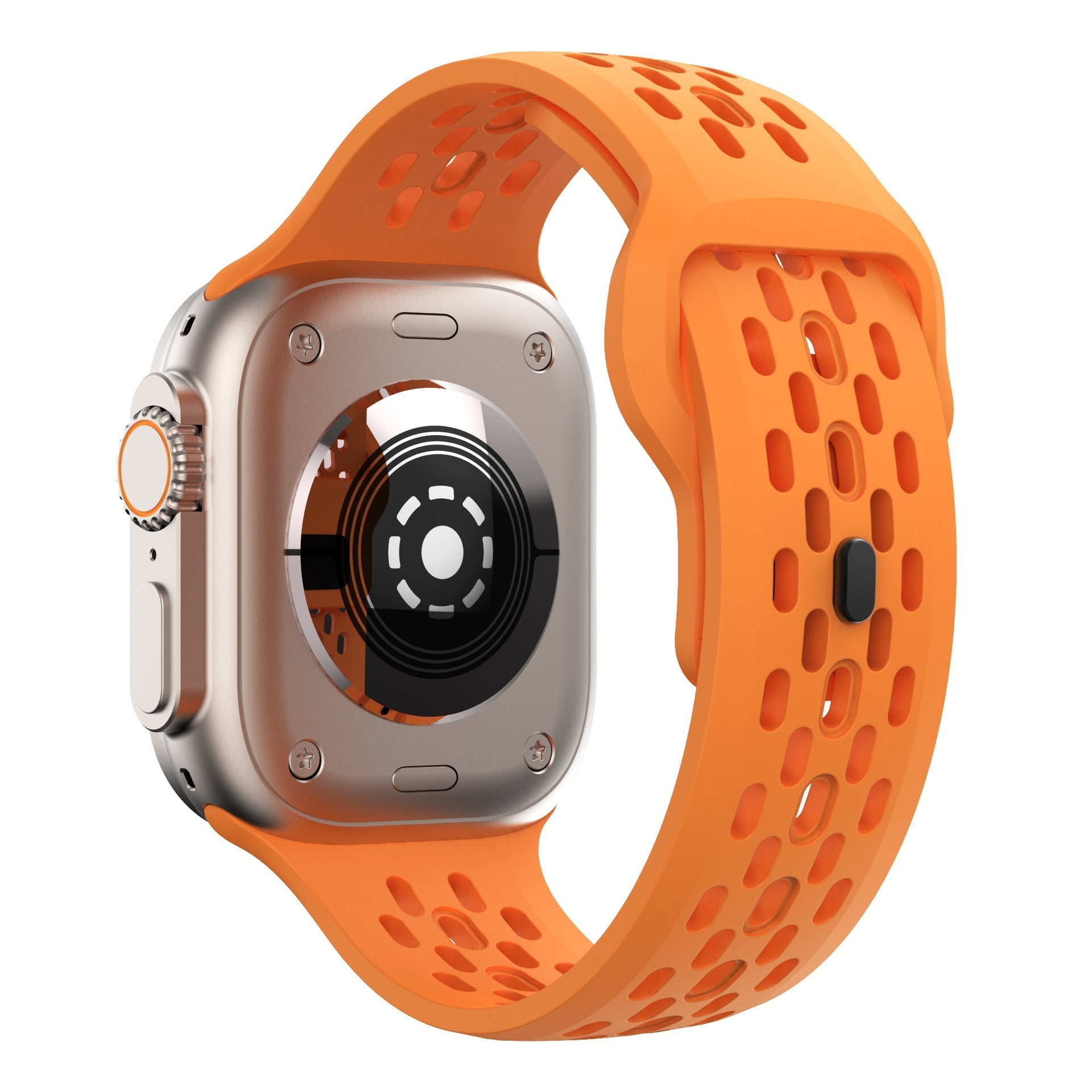 Bande en caoutchouc FKM respirante pour Apple Watch