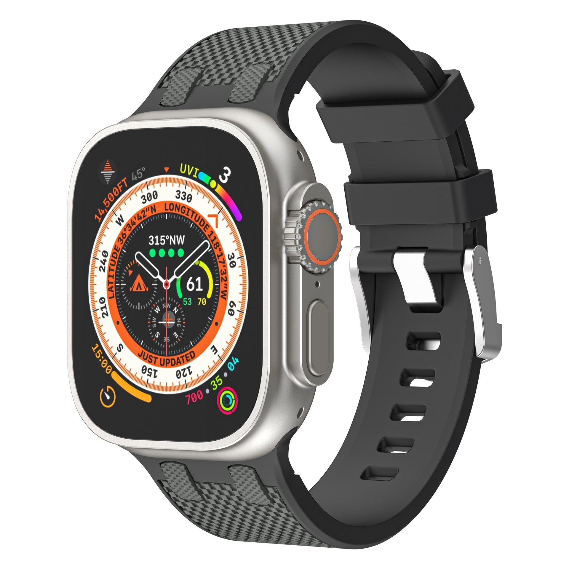 AP Dual Color Matchande Silikonband för Apple Watch