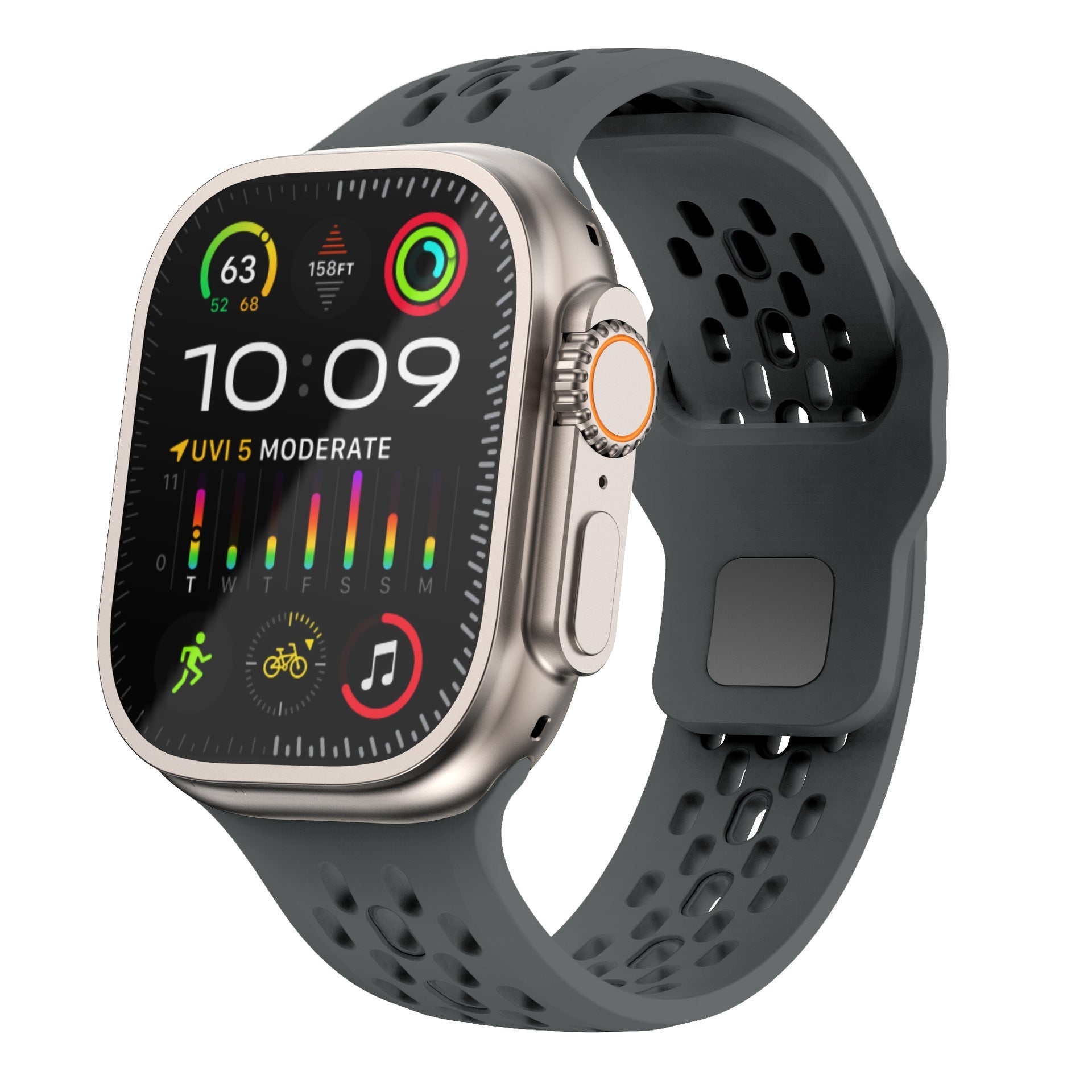 Cinturino Traspirante in Gomma FKM per Apple Watch