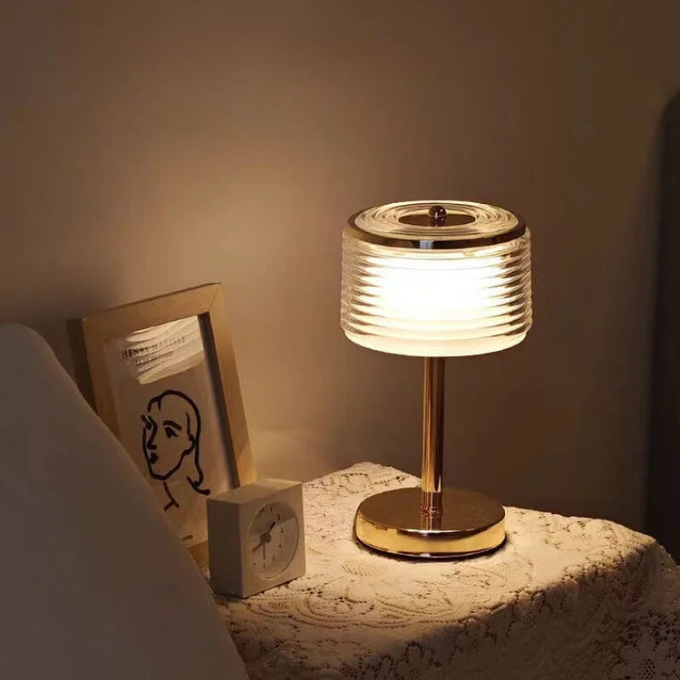 GlowRing - Lampe de table LED en forme d'anneau