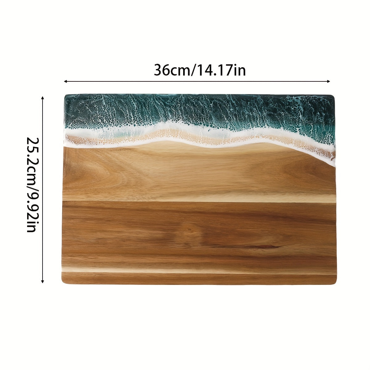 Ocean Breeze Acacia Wood Cutting Board