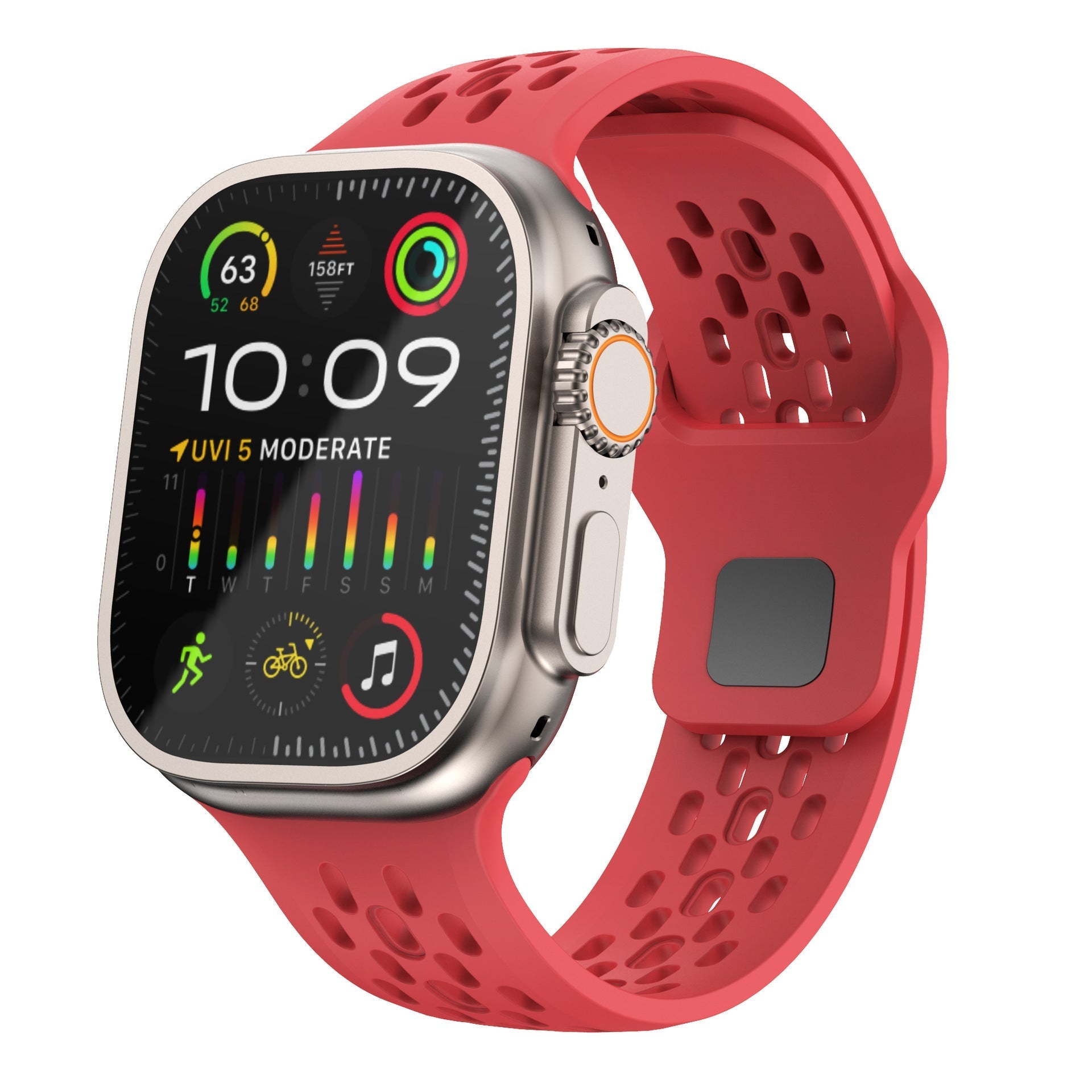 Cinturino Traspirante in Gomma FKM per Apple Watch