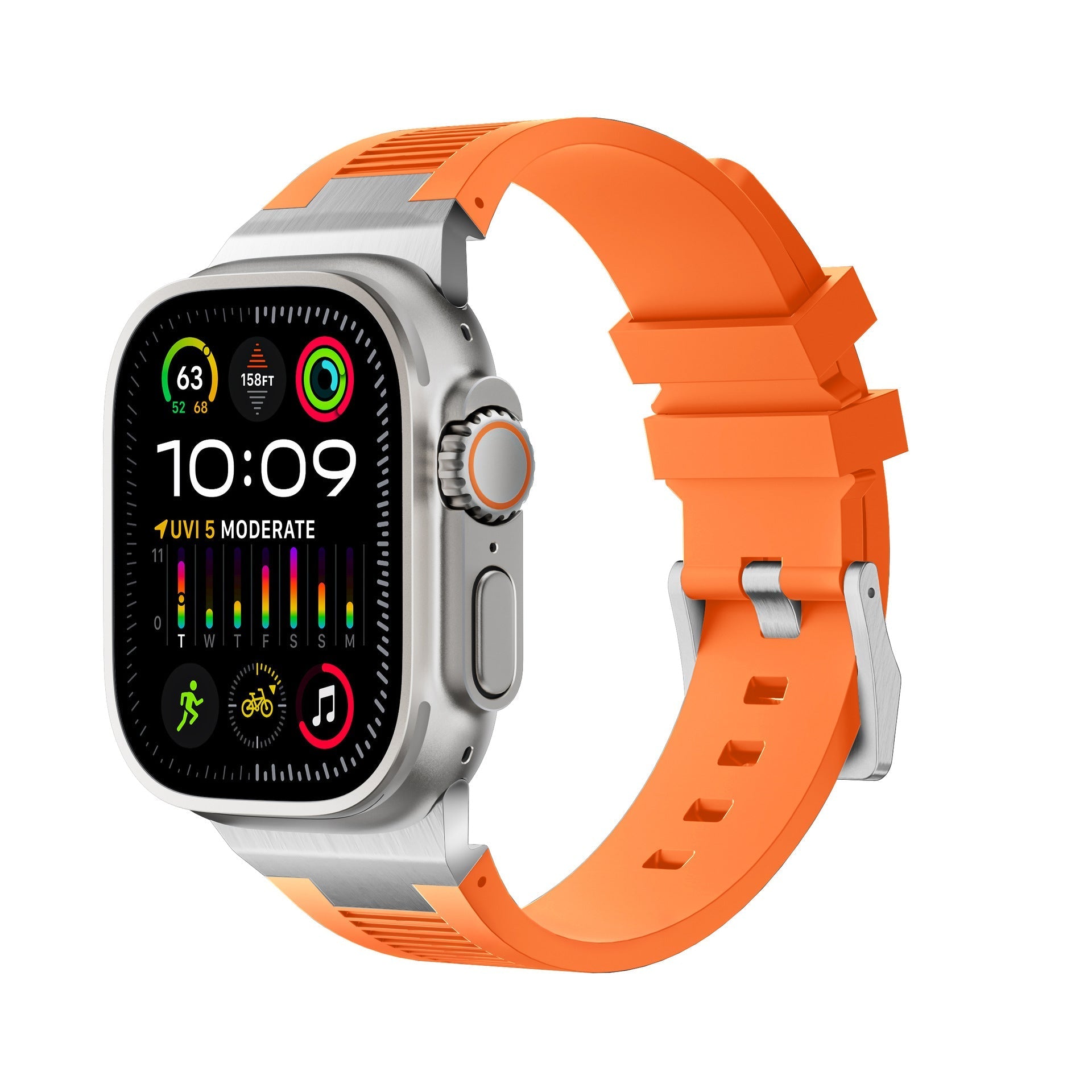 AP Nuovo Connettore Cinturino in Silicone per Apple Watch