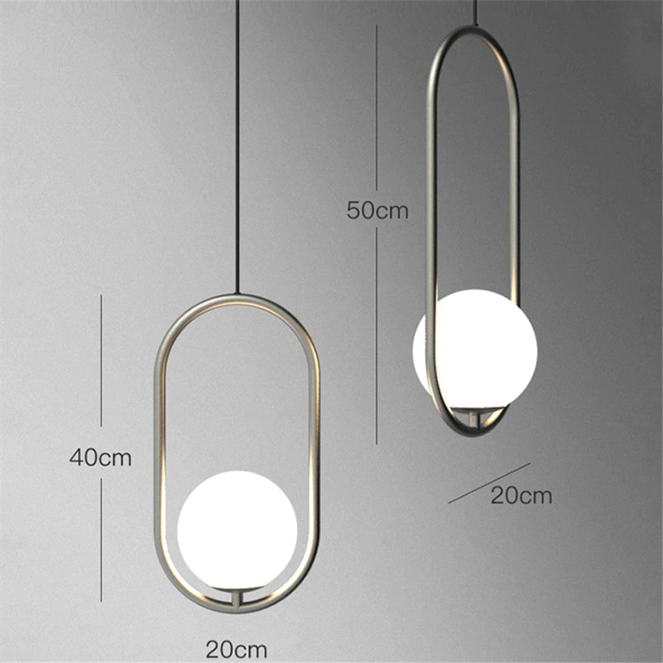 The Berg Sphere Pendant Light