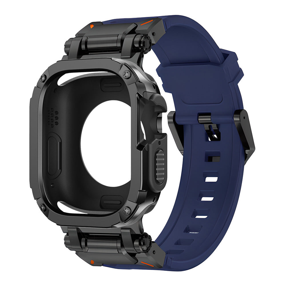 Funda 2 en 1 Explorer Tactical de goma flúor + TPU + PC para Apple Watch