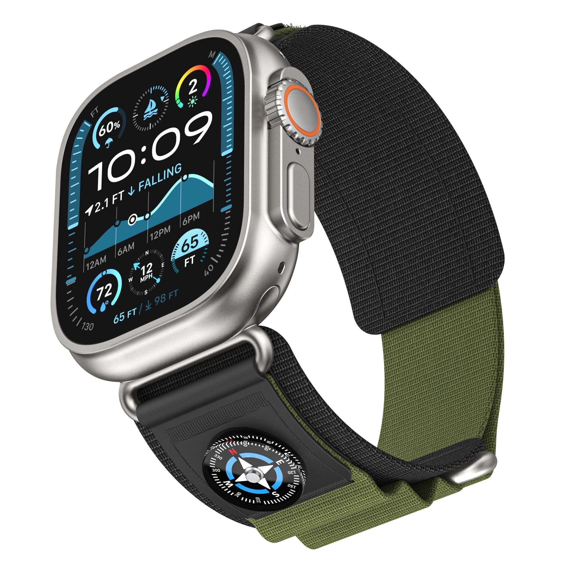 Cinturino in Nylon Compass per Apple Watch