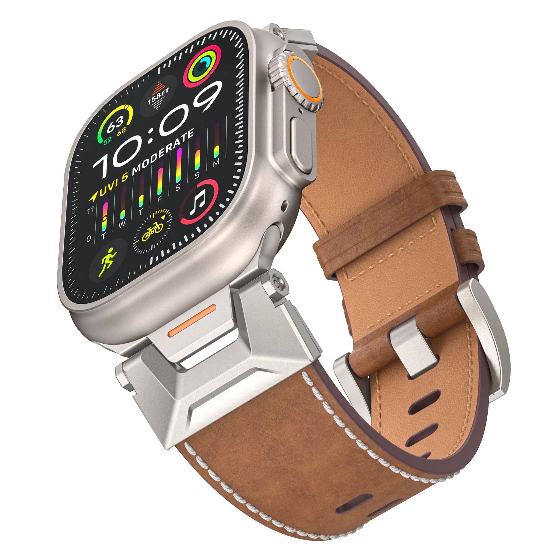 Neue Explorer Lederarmband für Apple Watch