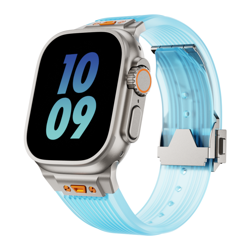 Pulseira de Silicone Transparente RM para Apple Watch