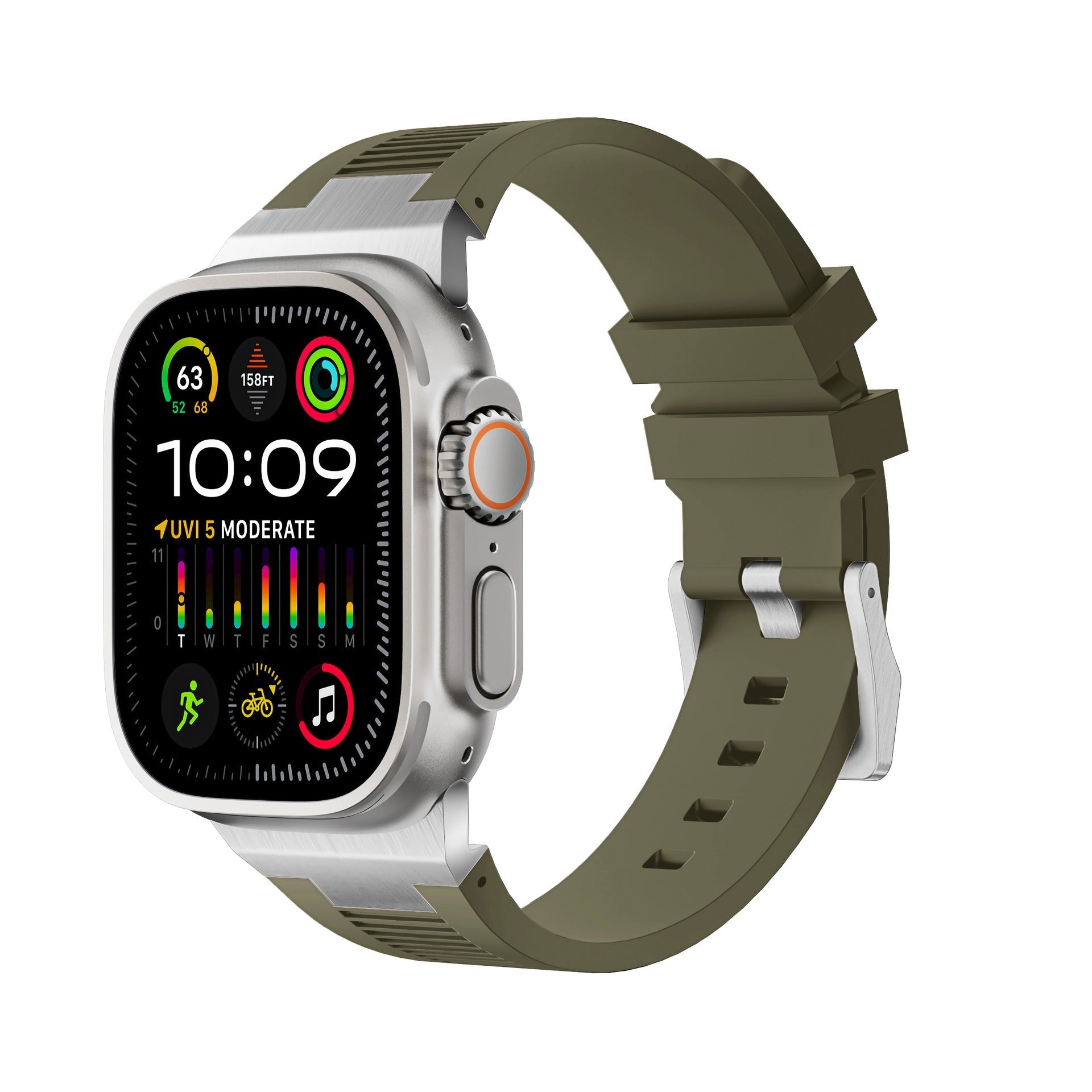 AP Nuovo Connettore Cinturino in Silicone per Apple Watch