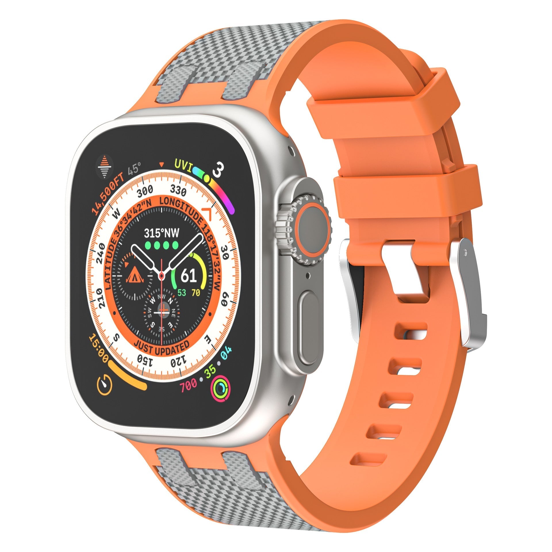 AP Dual Color Matchande Silikonband för Apple Watch