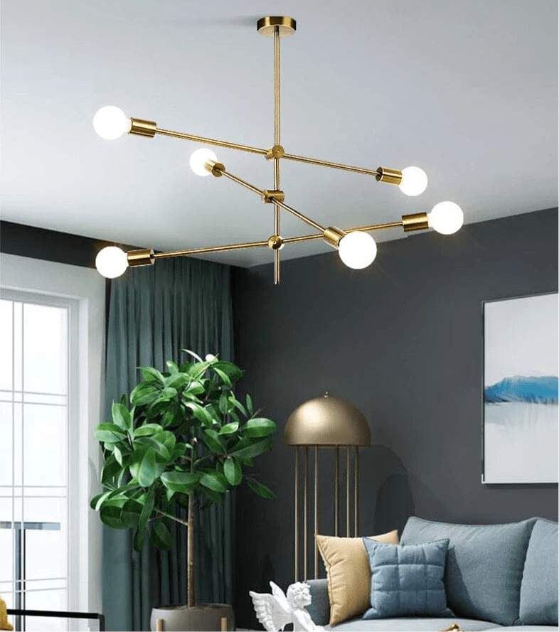 Golden Bean Chandelier