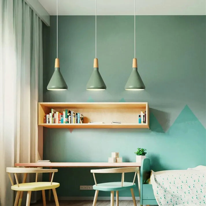 Macaron – Conical Metal Pendant Lamp