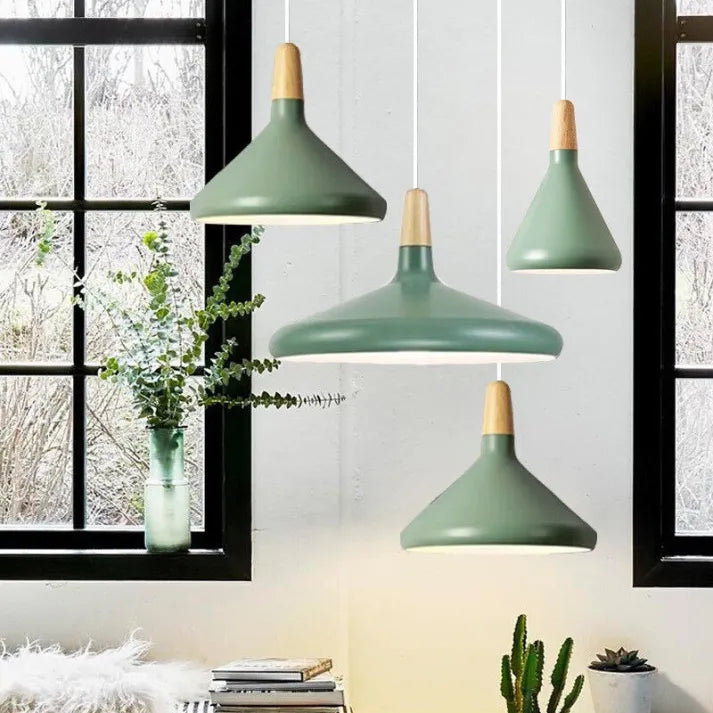 Macaron – Conical Metal Pendant Lamp