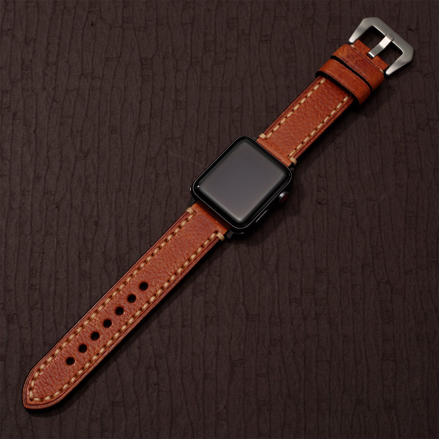 Vintage Leather Apple Watch Band - Handcraft