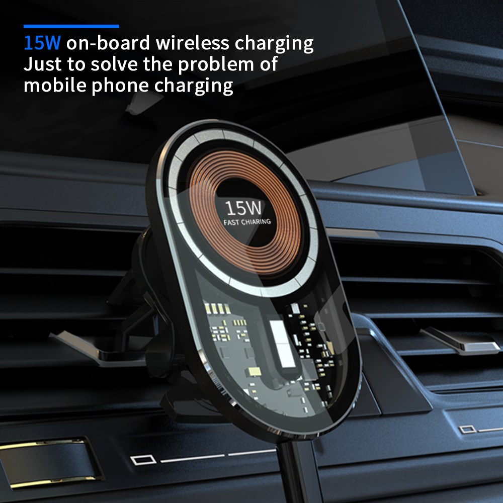 Ultra-Thin Magnetic Transparent Car Charger