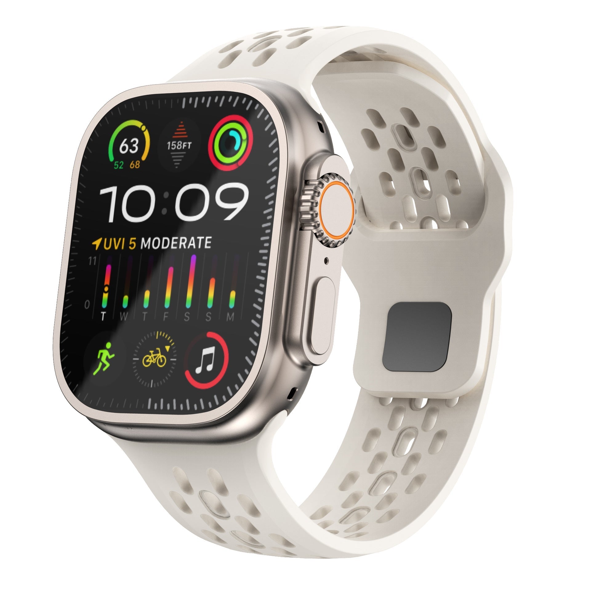 Cinturino Traspirante in Gomma FKM per Apple Watch