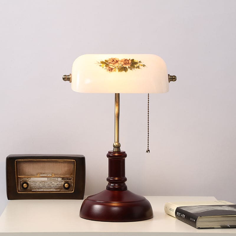 EvoLicht - Vintage polokruhová stolní lampa