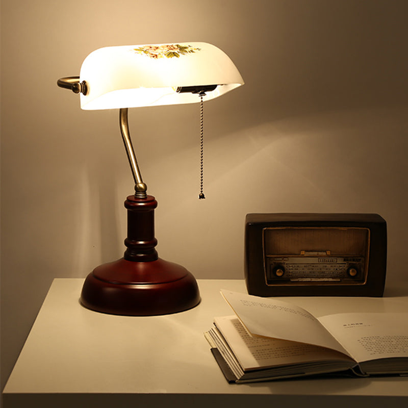 EvoLicht - Lampada da tavolo vintage a mezzo cilindro