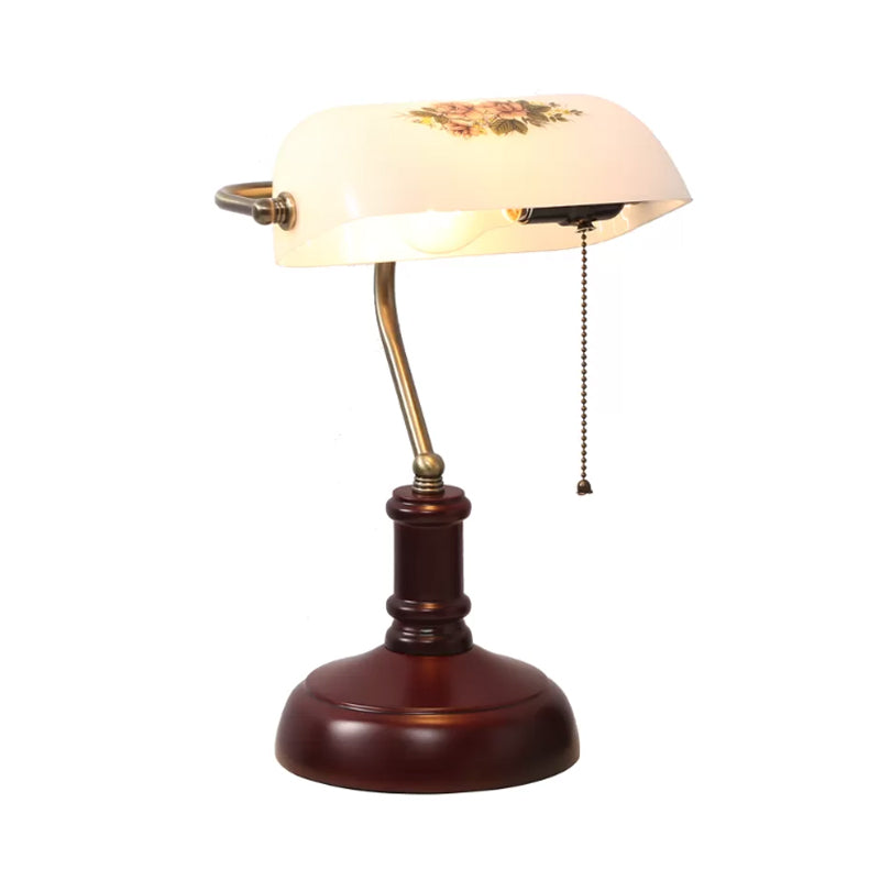 EvoLicht - Lampada da tavolo vintage a mezzo cilindro