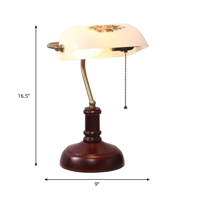 EvoLicht - Lampada da tavolo vintage a mezzo cilindro