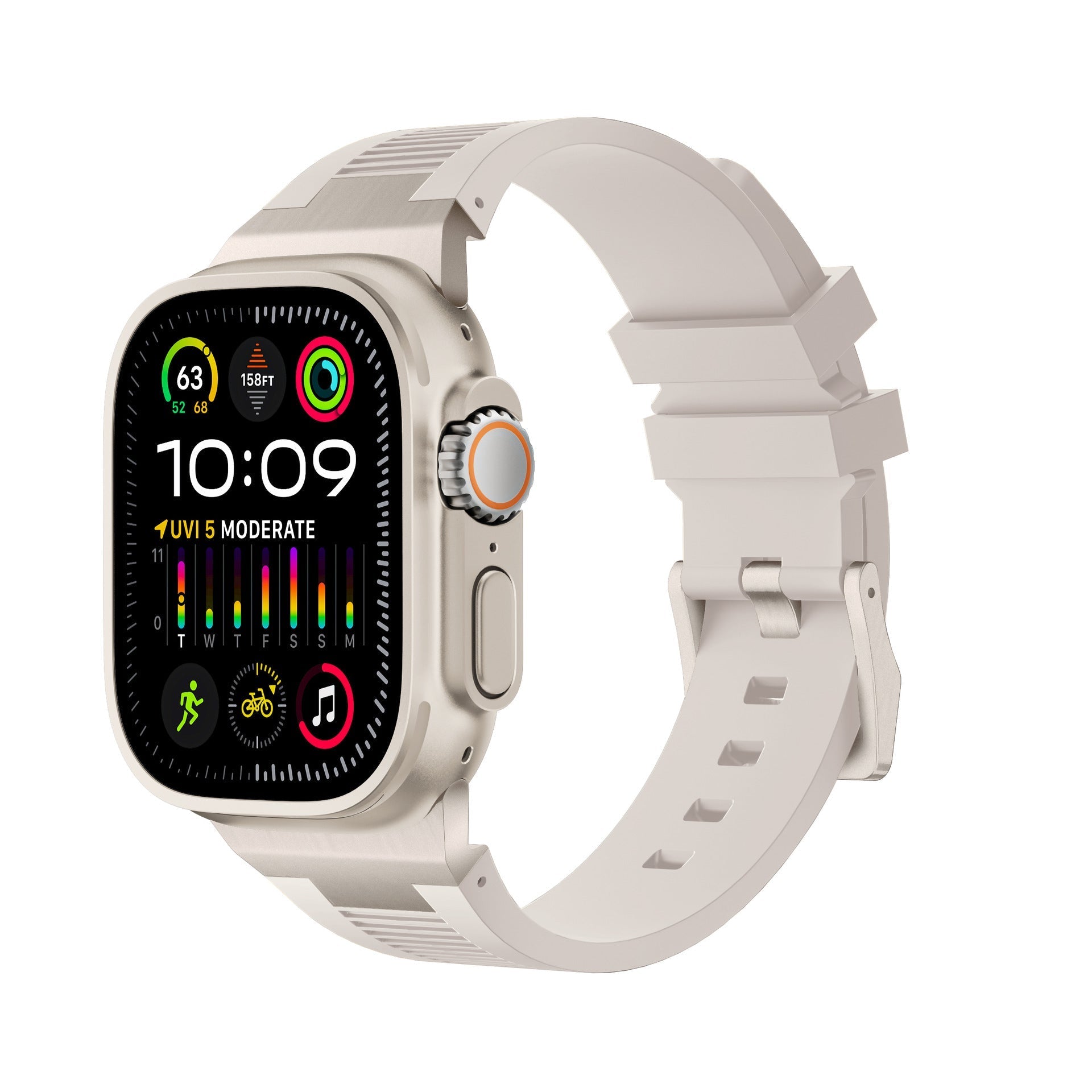 AP Nuovo Connettore Cinturino in Silicone per Apple Watch