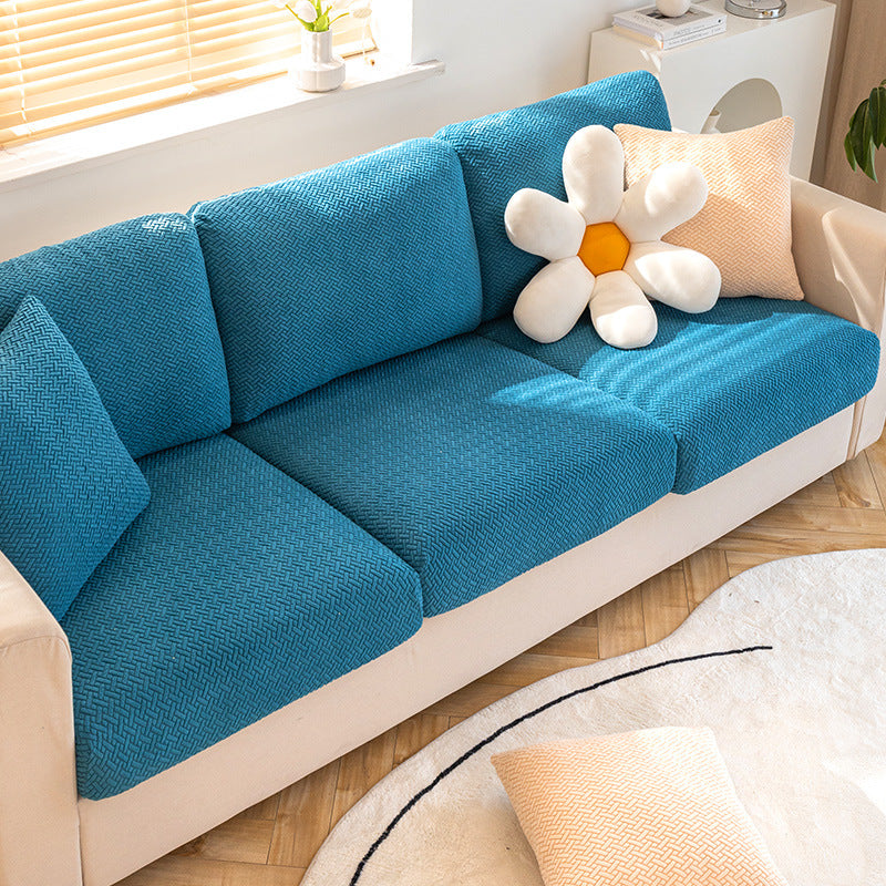 Klassisk seksjonssofa Slipcover Sofa Seteputetrekk