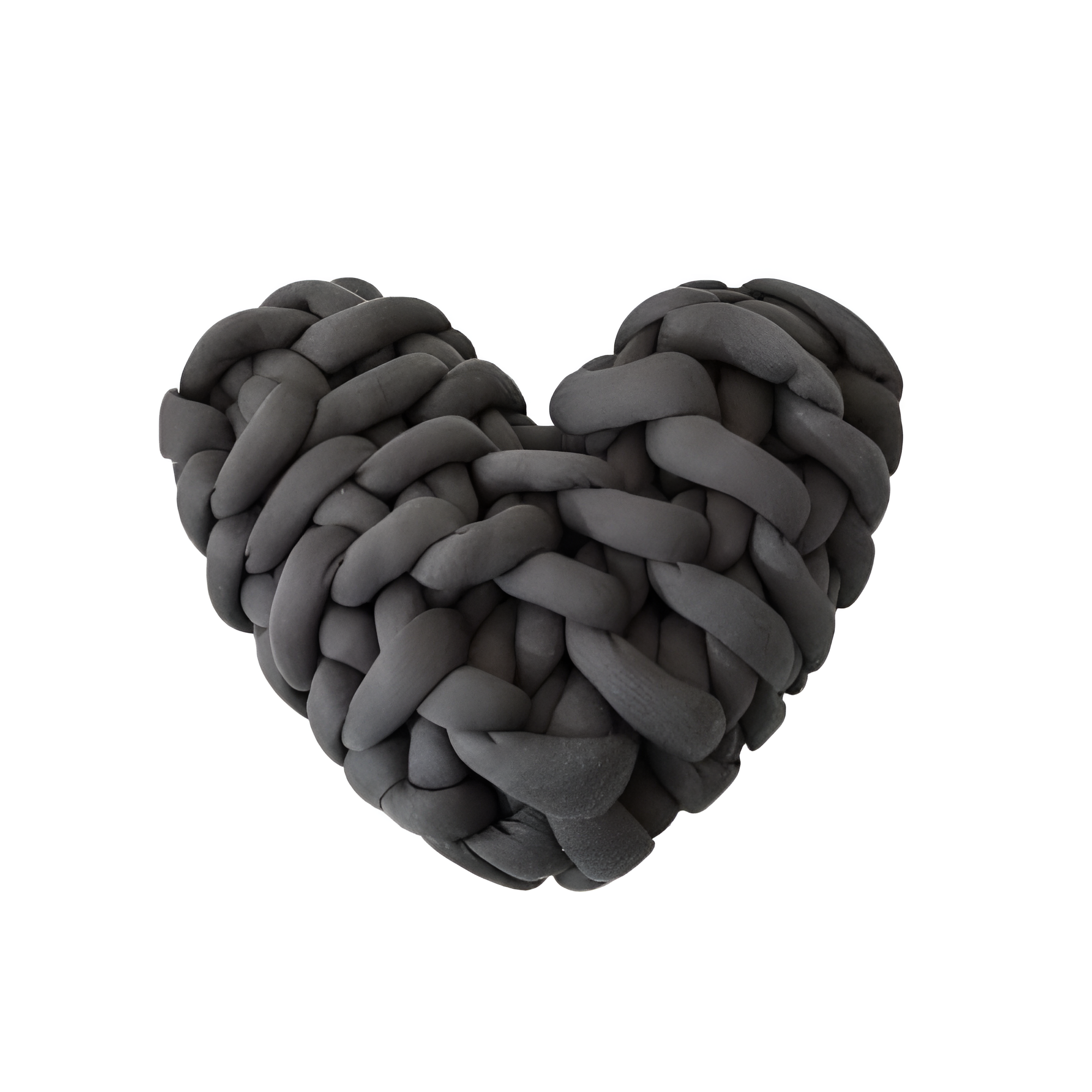 Plush Knotted Heart Shape Cushions