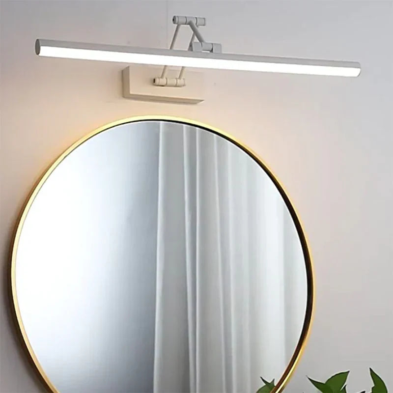 Edge Minimalista Aplique LED Negro/Blanco Interior Baño Metal