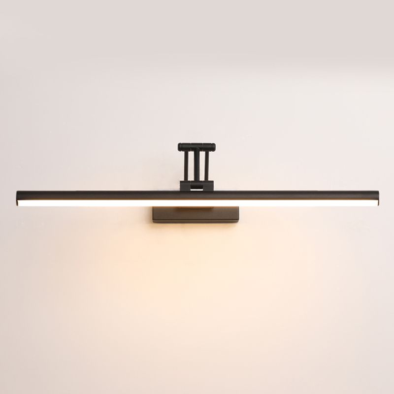 Edge Minimalista Aplique LED Negro/Blanco Interior Baño Metal