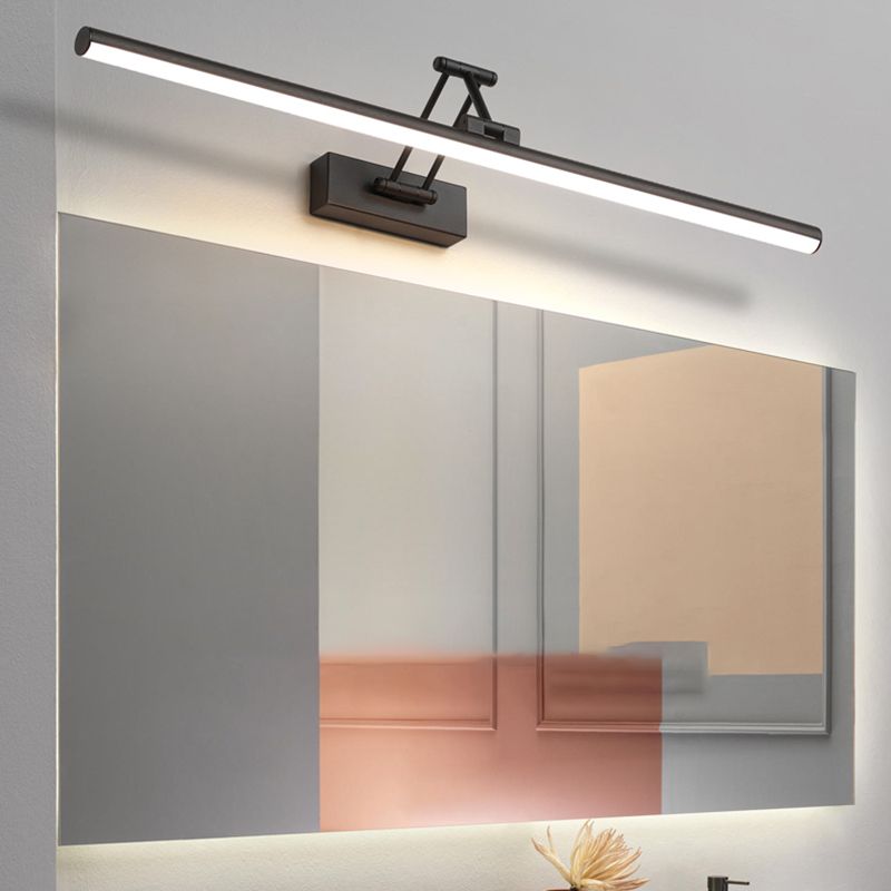 Edge Minimalista Aplique LED Negro/Blanco Interior Baño Metal