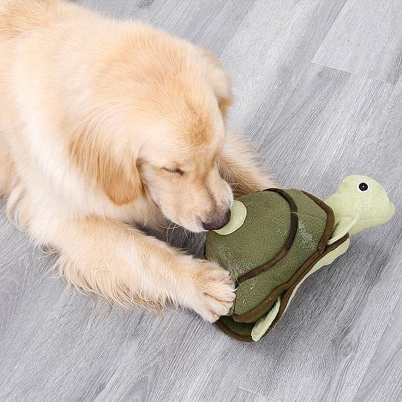 Turtle Treat Puzzle Snuffelmatter for hunder