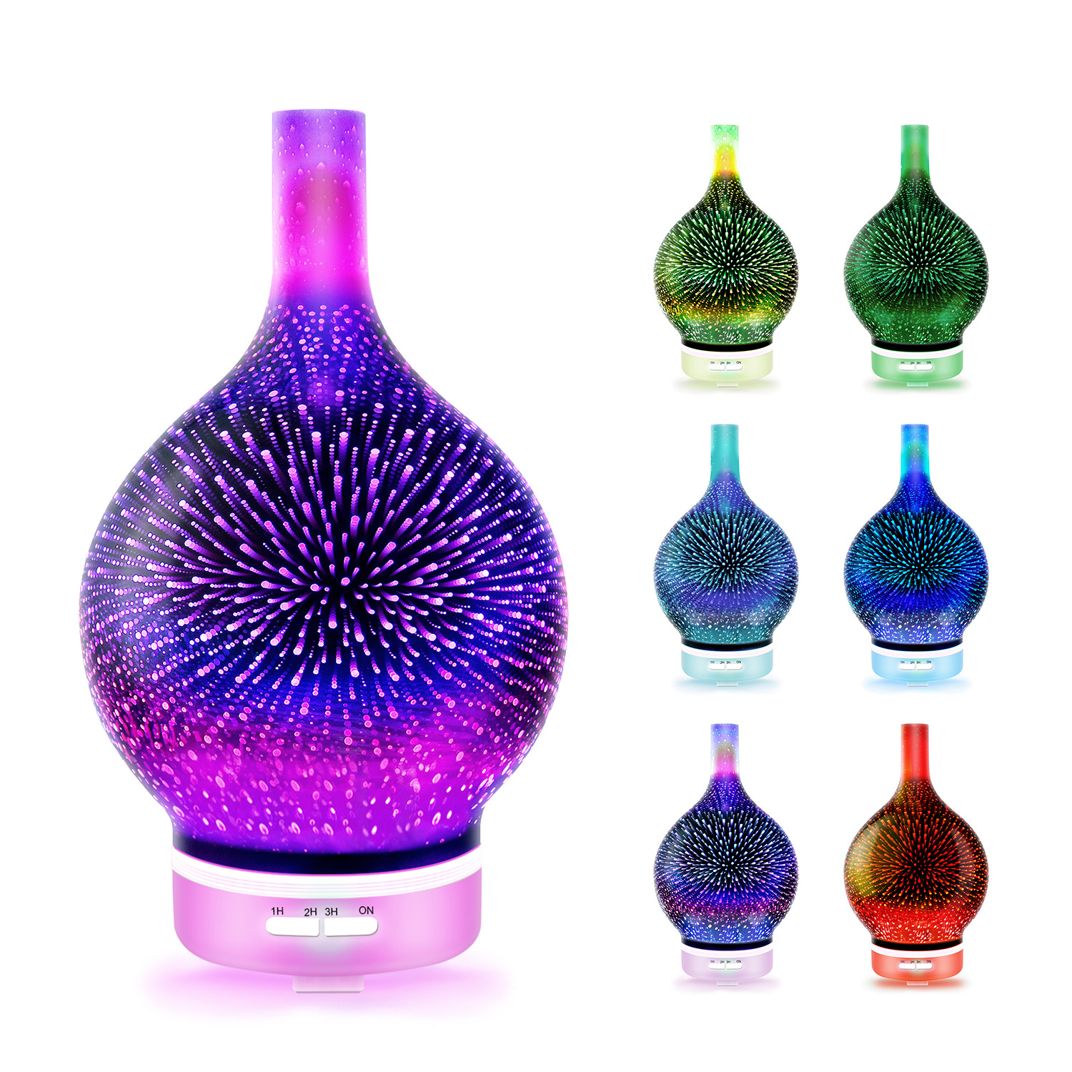 3D Glass Oil Aroma Diffuser