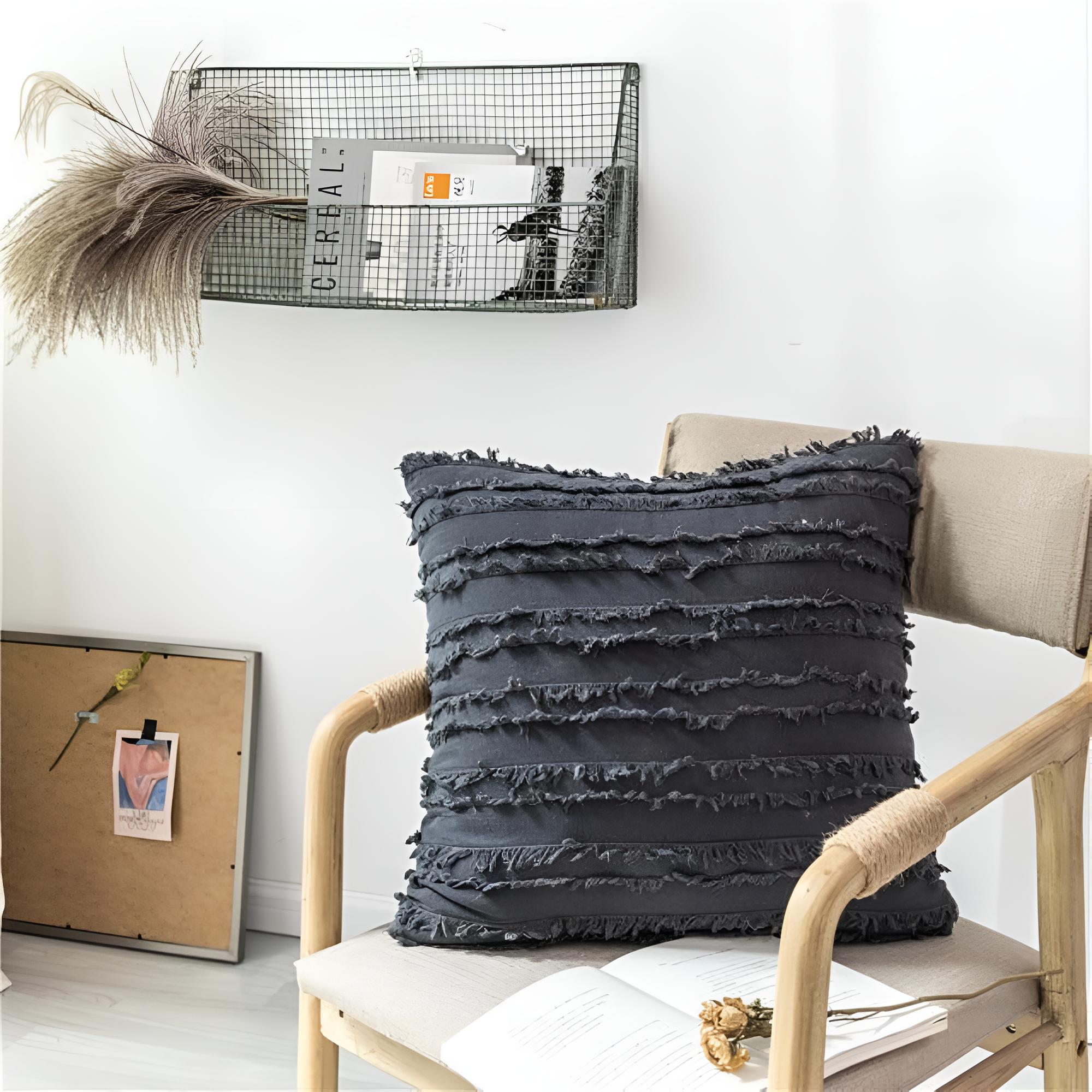 Bohemian Fringe Cushion Cover